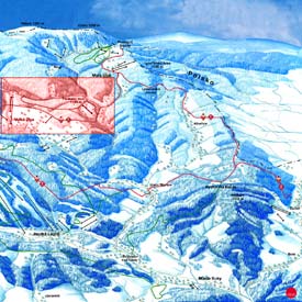 Vergrssern die Landkarte
Das stliche Riesengebirge: westlicher Teil
